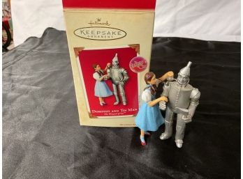 Dorthy And The Tin Man Ornament