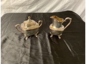 Vintage Daffodil Silver Plate Set