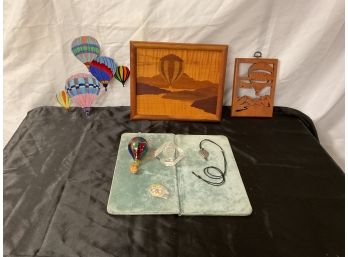 Hot Air Ballon Lot Of 7 Items