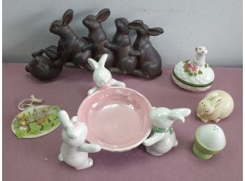 Easter/bunny Decor Lot