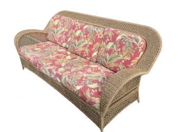 Wicker Style Patio Couch