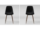 New In Box Project 62 Copley Plastic Black Dining Side Chairs
