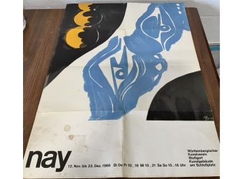 Vintage Poster ~ 1960s ~ Ernst Wilhelm Nay
