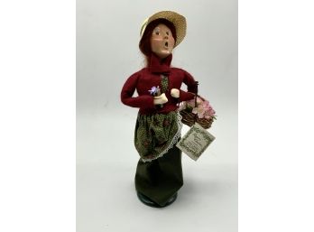 Vintage Byers Choice Caroler ~The Cries Of London ~ Flower Vendor