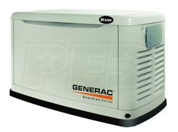 Generac Guardian Series Generator 8 KW Electric Start / Propane/ Natural Gas ~ House Generator ~
