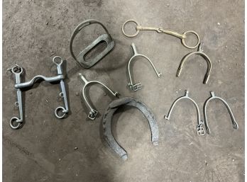 Vintage Equestrian Metal Pieces