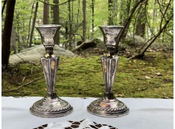 STERLING SILVER Weighted Candlesticks