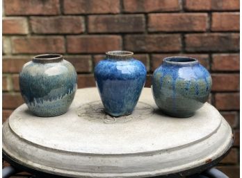 Three Vessels Made By The Homeowner