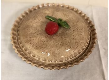Covered Cherry Pie Plate