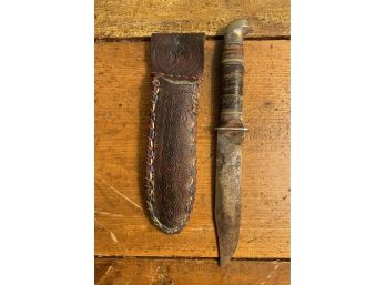 BOY SCOUT OF AMERICA Knife With Scout Made Sheath