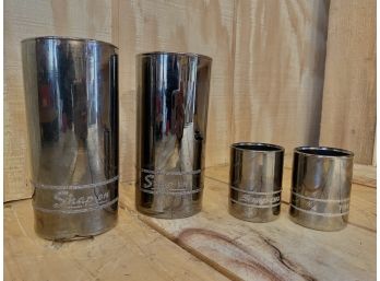 Chromed Snap-On Tool Socket Glasses And Shooters