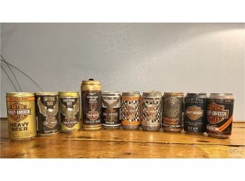 1980-90s HARLEY DAVIDSON Collector Cans