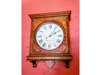 Vintage Wall Clock By Seth Thomas In Very Good Working Condition