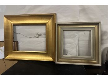 Two Beautiful Wooden Photo Frames One With Glass Surface Large & Small Frames. BS/ WA-B
