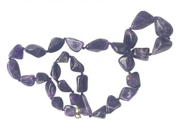 Amethyst Polished Stone Neckpiece