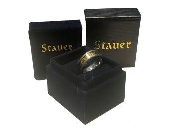 Stauer Mens Tungsten Ring - Size 9  In Box