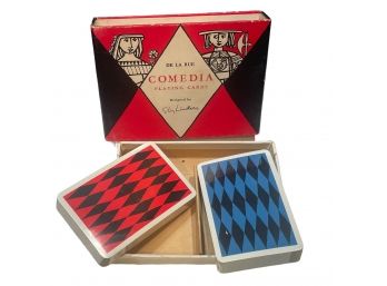 MCM Comedia Playing Cards Designed By Stig Lindberg -Swedish Ceramics Designer