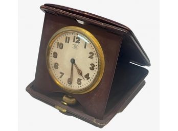 Antique Waltham Cross Travel Clock