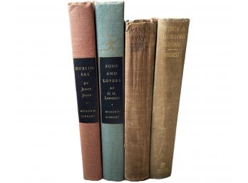 Four Antique Books By Classic Authors