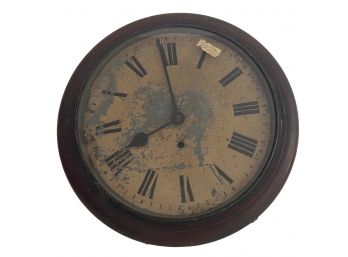 Large Antique Wooden French Wall Clock