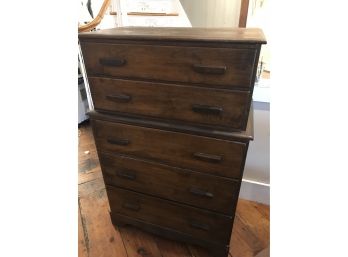 Vintage Wooden Highboy/gentleman’s Dresser