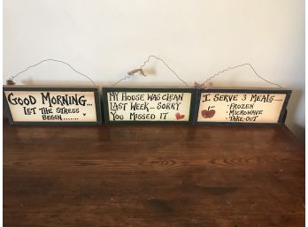 Three Cute And Fun Country Signs