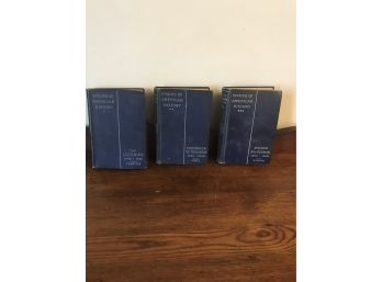 Amazing Trio Of Epochs Of American History Books Dating From 1492 -1886