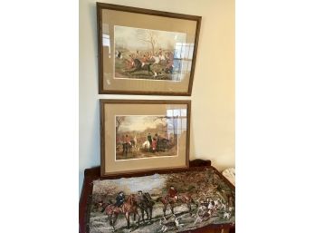 2 Hunt Club Prints And Tapestry
