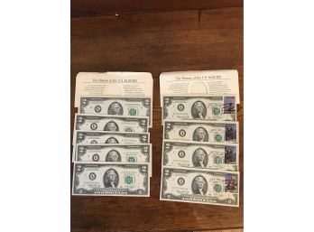 Uncirculated Collectible $2 Bills