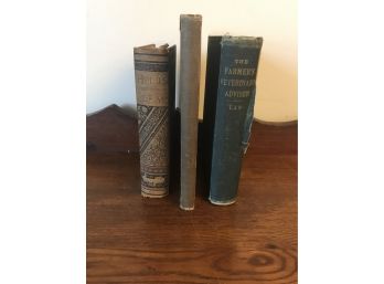 Collection Of Three Amazing Antique Books