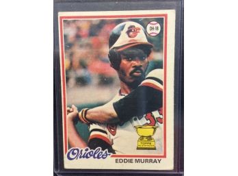 1978 Topps Eddie Murray Rookie Card - M