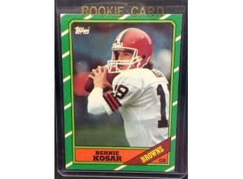 1986 Topps Bernie Kosar Rookie Card - M