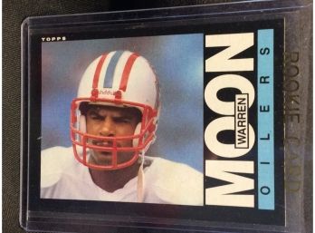 1985 Topps Warren Moon Rookie Card - M