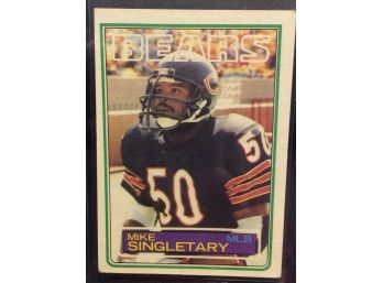 1983 Topps Mike Singletary Rookie Card - M