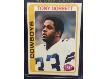 1978 Topps Tony Dorsett Rookie Card - M
