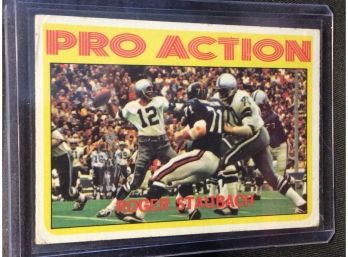 1972 Topps Roger Staubach Pro Action Card - M