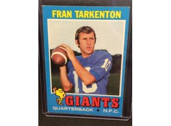 1971 Topps Fran Tarkenton - M