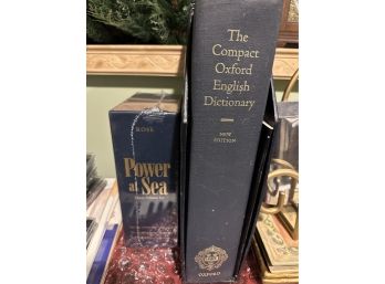 Compact Oxford English Dictionary New Edition L991 2nd Edition Leather Bound Plus...