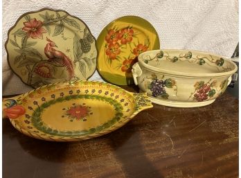 4 Pc. Decorative Lot From Fontana And More