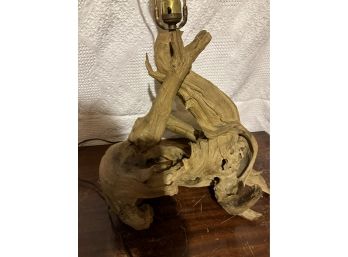 Vintage Driftwood Lamp