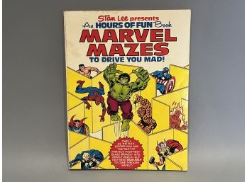 Stan Lee Marvel Mazes 1978 Book