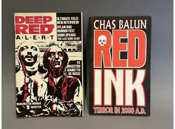 Deep Red Alert #2 And 1992 And Chas Balun Red Ink 1999