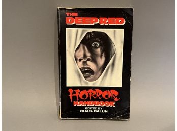 The Deep Red Horror Handbook Chas Balun 1989