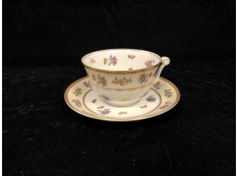 Antique Rouard Limoges France Cup/Saucer