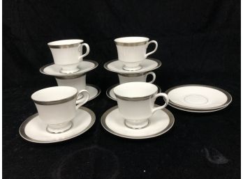 Set Of Sango Japan Teacups And Saucers