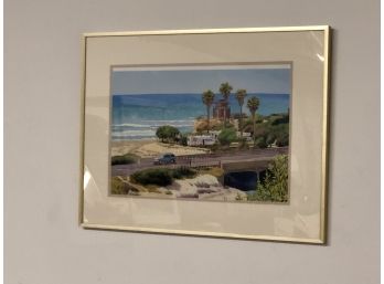 Framed San Elijo Campground Cardiff Poster