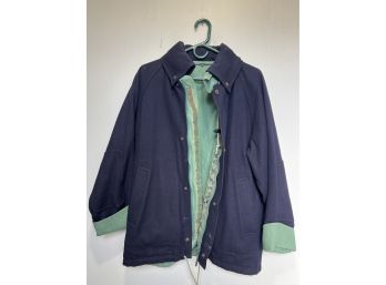 Reversible Fleece Barn Coat - Size M