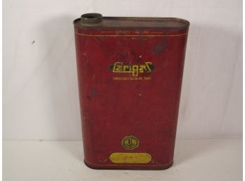 Vintage Carigas Emergency Metal Gas Can