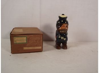 Vintage Anri Seton Hall Wooden Mascot