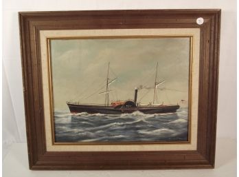 Vintage Oil Painting On Board - Herb Hewitt